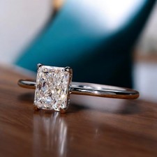 Anello Solitario 950 Platino 1