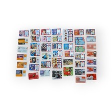 Lotto 53 ricariche telefoniche usate miste