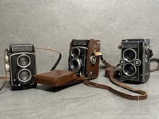 3x Rolleicord fotocamera