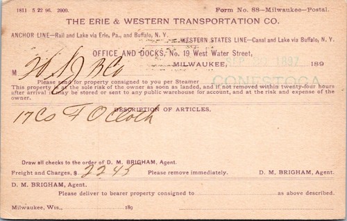 1897 erie western - 1897, &