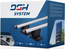 Barre portatutto portapacchi PUNTI per RENAULT Kangoo I; Van 2003-2007 max 90 kg