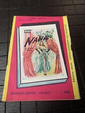I LIBRI AUDACI E.ZOLA ED. OMNIA MILANO NANA’ ROMANZO EDIZIONE CHIUSA I
