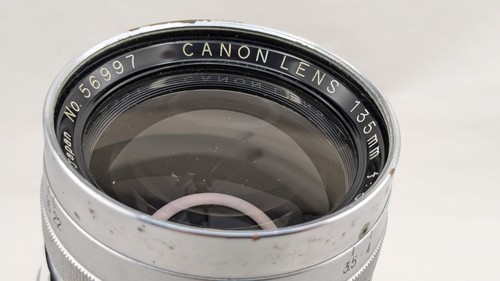 Objectif 135mm chrome - objectif, 3.5/135mm
