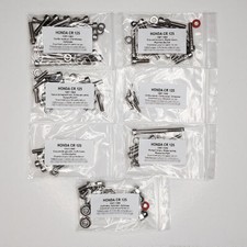 HONDA CR 125 1987 1988 1989 Kit vis BTR inox moteur complet CR125R CR125