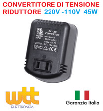 CONVERTITORE RIDUTTORE DI TENSIONE 220 V -110 V 45W 34015050 GBC