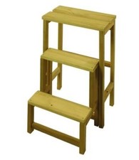 SGABELLO RIBALTINA IN LEGNO