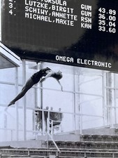 Photo Vintage 1972 Natation