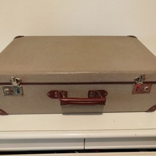 Vecchia Valigia cartone vintage modernariato 59x35x18 ottima cerniera a scatto