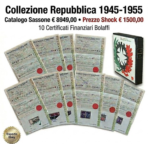 Collezione repubblica italiana - repubblica,