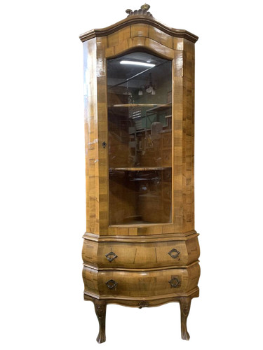 Antica vetrinetta angolo - antica,