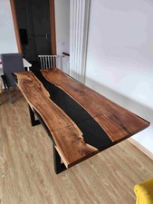 Tavolo allungabil Resina design vintage industriale shabby chic casa legno ferro