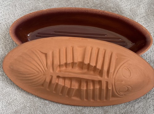 Panettiere pesce terracotta - pesce,