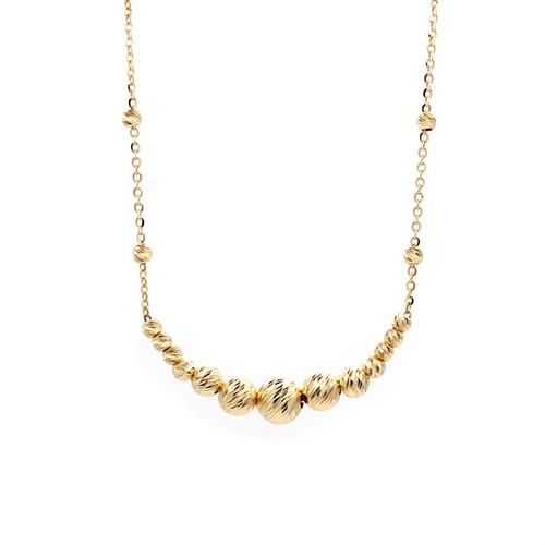 Collana oro giallo - giallo, 18