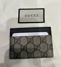 Portacarte Gucci Beige Monogram GG