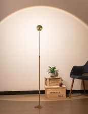 Gold Floor Lamp, Flexible Up