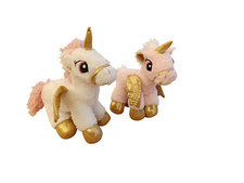 PELUCHE UNICORNO 20 CM ROSA E