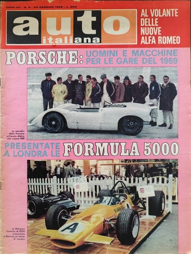 Auto italiana 1969 - auto,