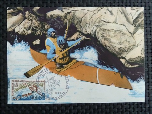 Francia 1969 rafting canoa - 1969,