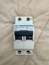 HAGER INTERRUTTORE AUTOM MAGNETOTERMICO MC 532A C32 NUOVO 1P+N 32A 6KA 230V