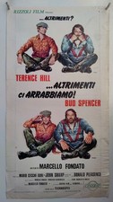 Locandina ALTRIMENTI CI ARRABBIAMO TERENCE HILL BUD SPENCER G & M DE ANGELIS