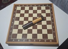 Gioco da tavolo vintage "Dama Tria" – Scacchi e Dama completo con scatola