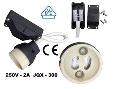 Portalampada gu10 ignifugo - portalampada,