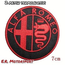 2 Patch ricamati termoadesivi