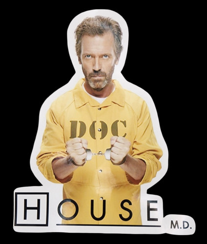 Gregory house adesivo da - gregory, m.d.