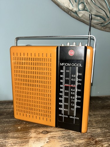 Radio portatile gge - gge, arancione