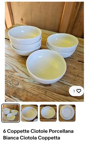 Ciotole coppette scodella - 6,