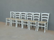 Lotto di sei sedie stile