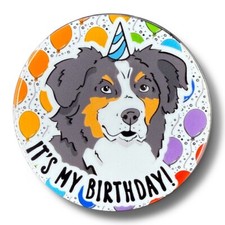 Spilla compleanno cane pastore
