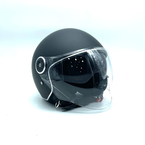 Casco jet nero opaco - jet,
