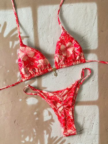 Set bikini tropicale - , oro