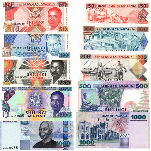 Tanzania lotto banconote - -, 5
