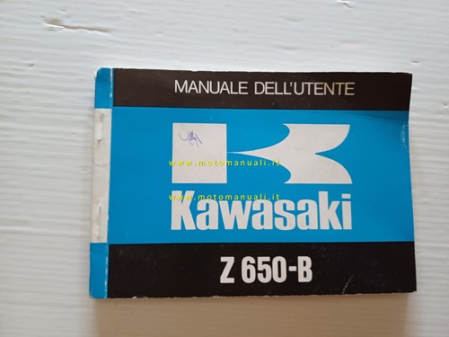 Kawasaki 650 1977 manuale - kawasaki,