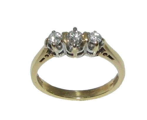 Anello trilogy diamante - anello, in