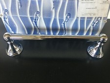 porta salviette Capannoli serie atlantic cromo lucido 33,5 cm.