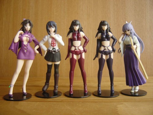 Lotto figurine yujin - lotto, sekirei