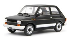 MODELLINO AUTO STATICO LAUDORACING FIAT 126 PERSONAL 4 1978 NERO SCALA 1:18