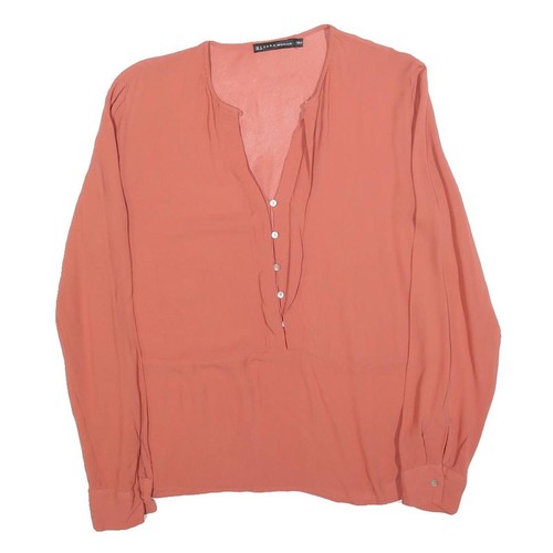 Zara donna camicia corallo con - corallo,
