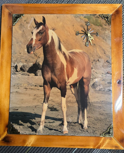 Orologio quadro cavallo fine