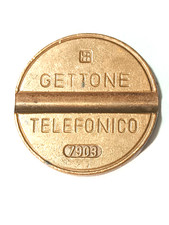 Gettone telefonico ipm 7903 - gettone,