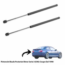 2 MOLLE  A GAS PISTONI PISTONCINI PORTELLONE BAGAGLI BMW SERIE 3 COUPE  (E46) 98