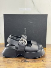 Vic Matie’ Sandalo Donna Travel Zeppa Pelle Nero    Extra Light 40