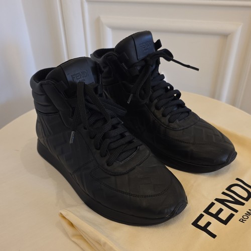 Fendi baskets montantes noires