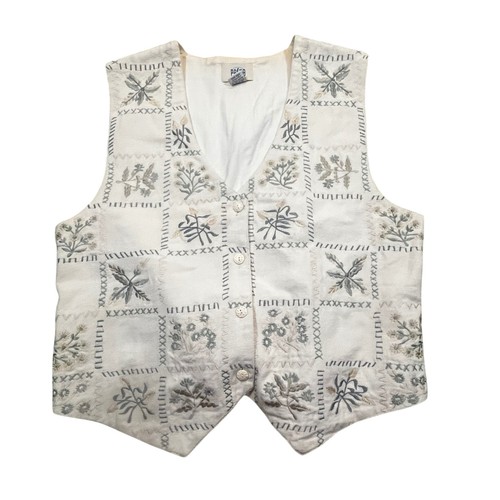 Gilet vintage pasta ricamato