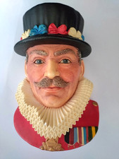 Bosson's Legends Beefeater Yeoman Warder Chalk Ware personaggio testa 1982