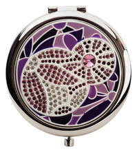 SPECCHIETTO DA BORSA ARGENTATO