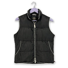 Piumino smanicato Ralph Lauren Vintage nero con zip - Taglia S uomo